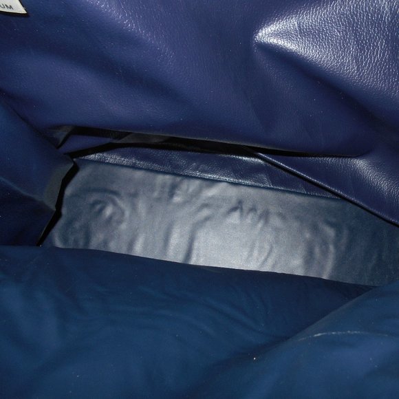 Nwt LAURENT DAVID Large Navy Travel Bag - Picture 8 of 8